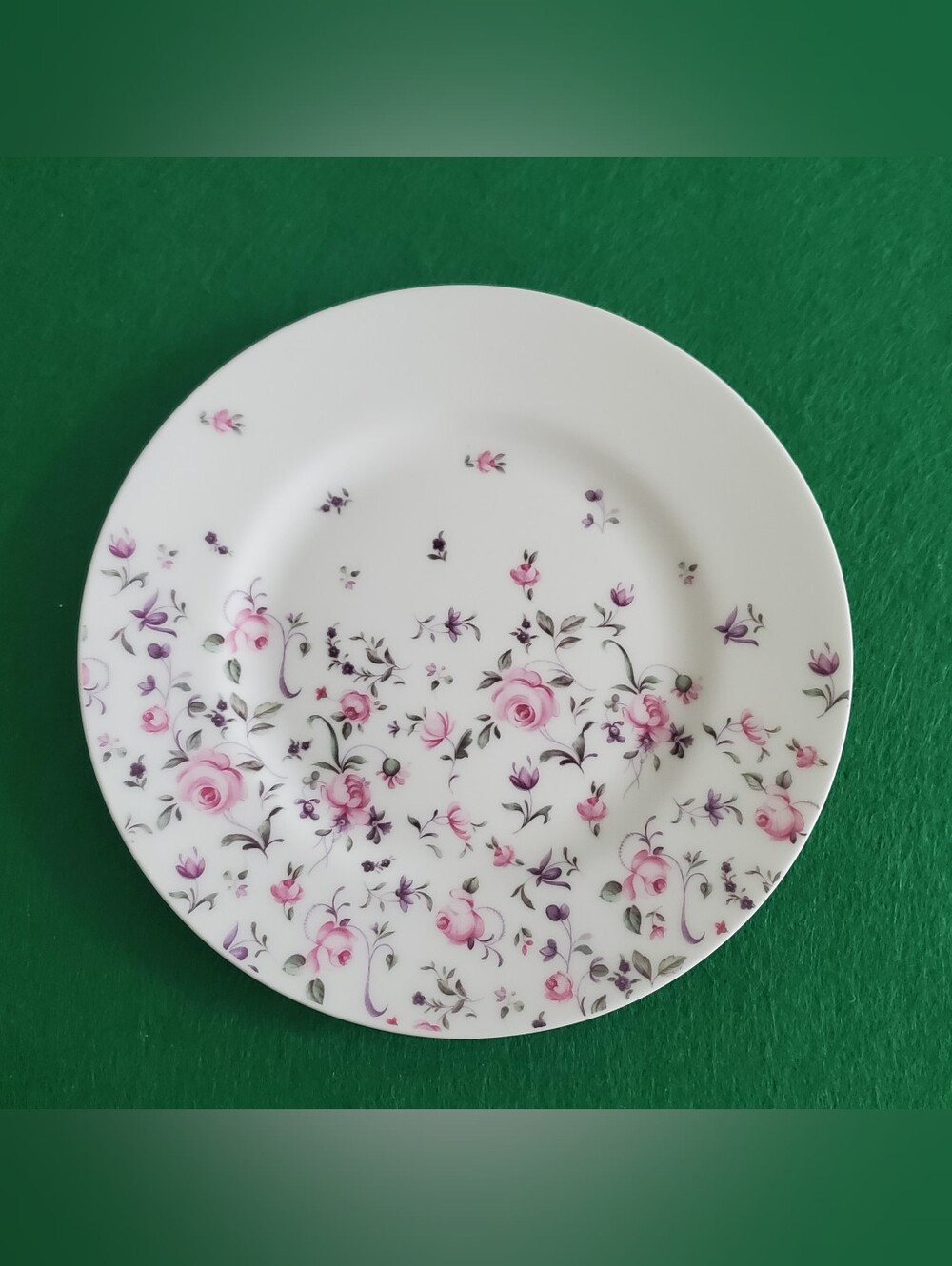 Royal Albert Rose Confetti Salad Plate 8 Inch
